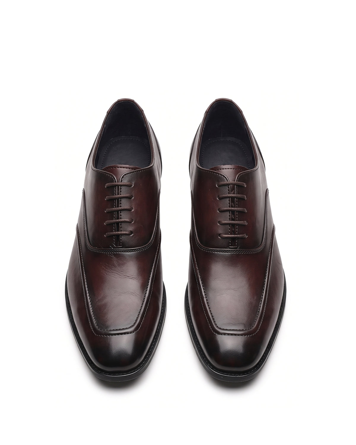 Signore Signature-Stitch Oxford Shoes | Royal Brown