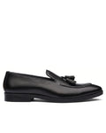 Lorenzo Tassel Loafers | Obsidian Black