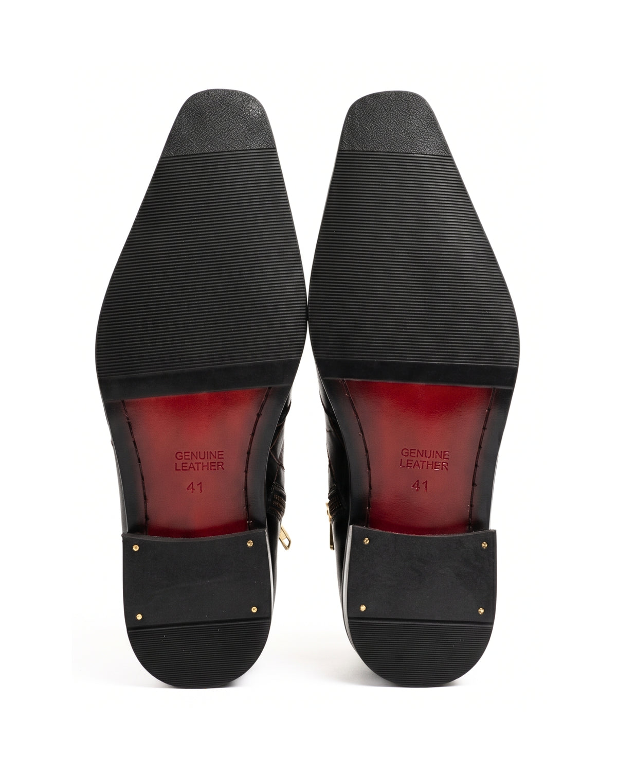Marcello Crocodile-Embossed Chelsea Boots in Oxblood Brown by Martin Germont, additional view