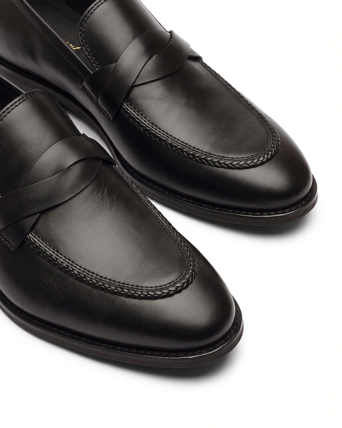 Richard Penny-Strap Loafers | Obsidian Black, additional detail view