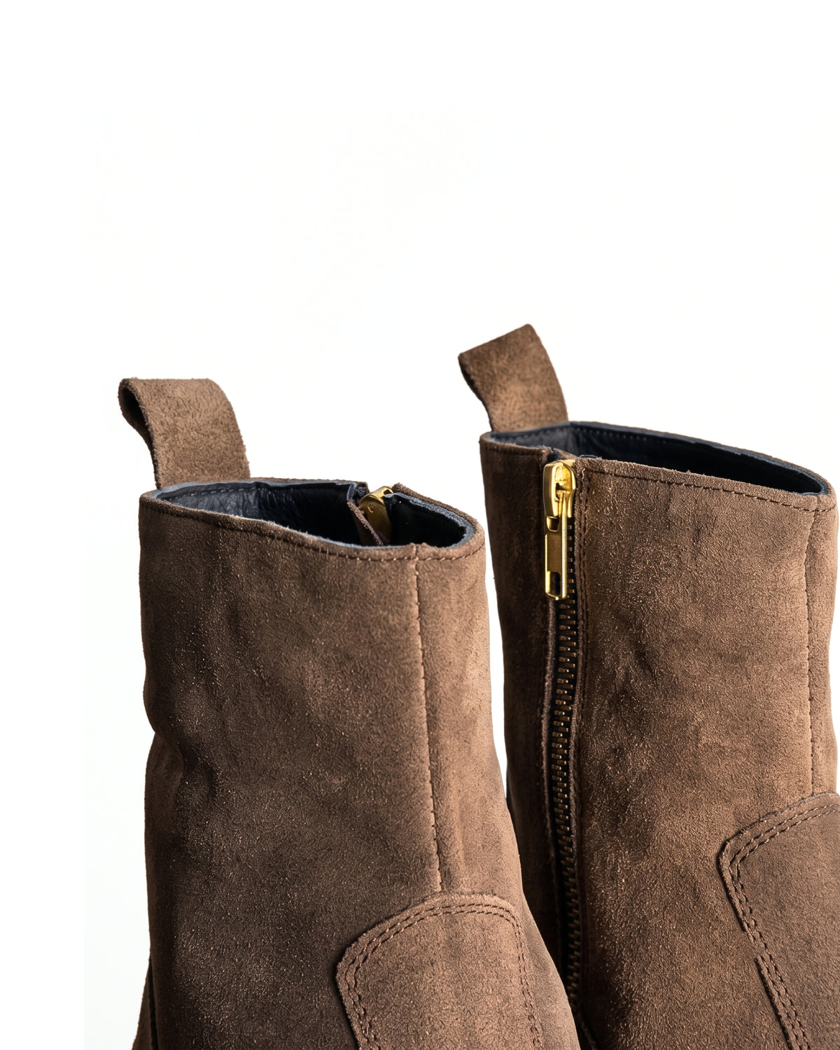 Santino Suede Chelsea Boots in Espresso Brown by Martin Germont, alternate angle