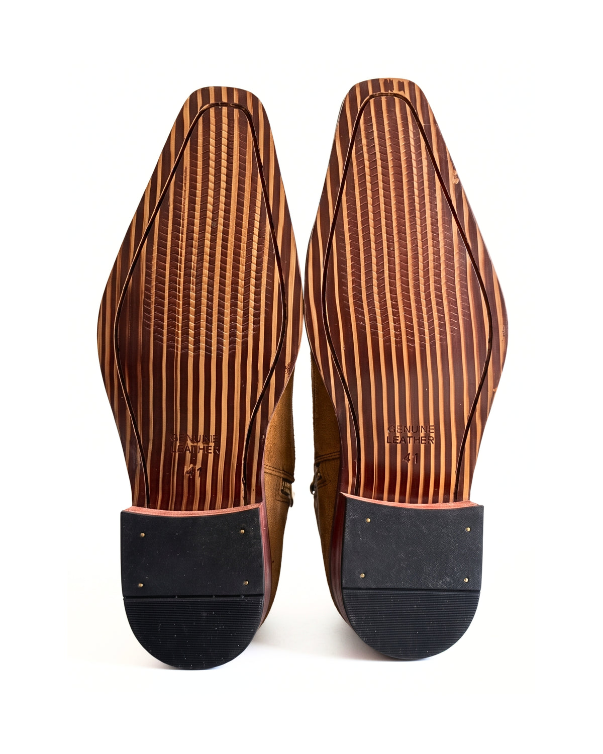 Santino Suede Chelsea Boots in Tuscan Tan by Martin Germont, additional view