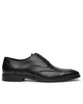 Signore Signature-Stitch Oxford Shoes | Obsidian Black