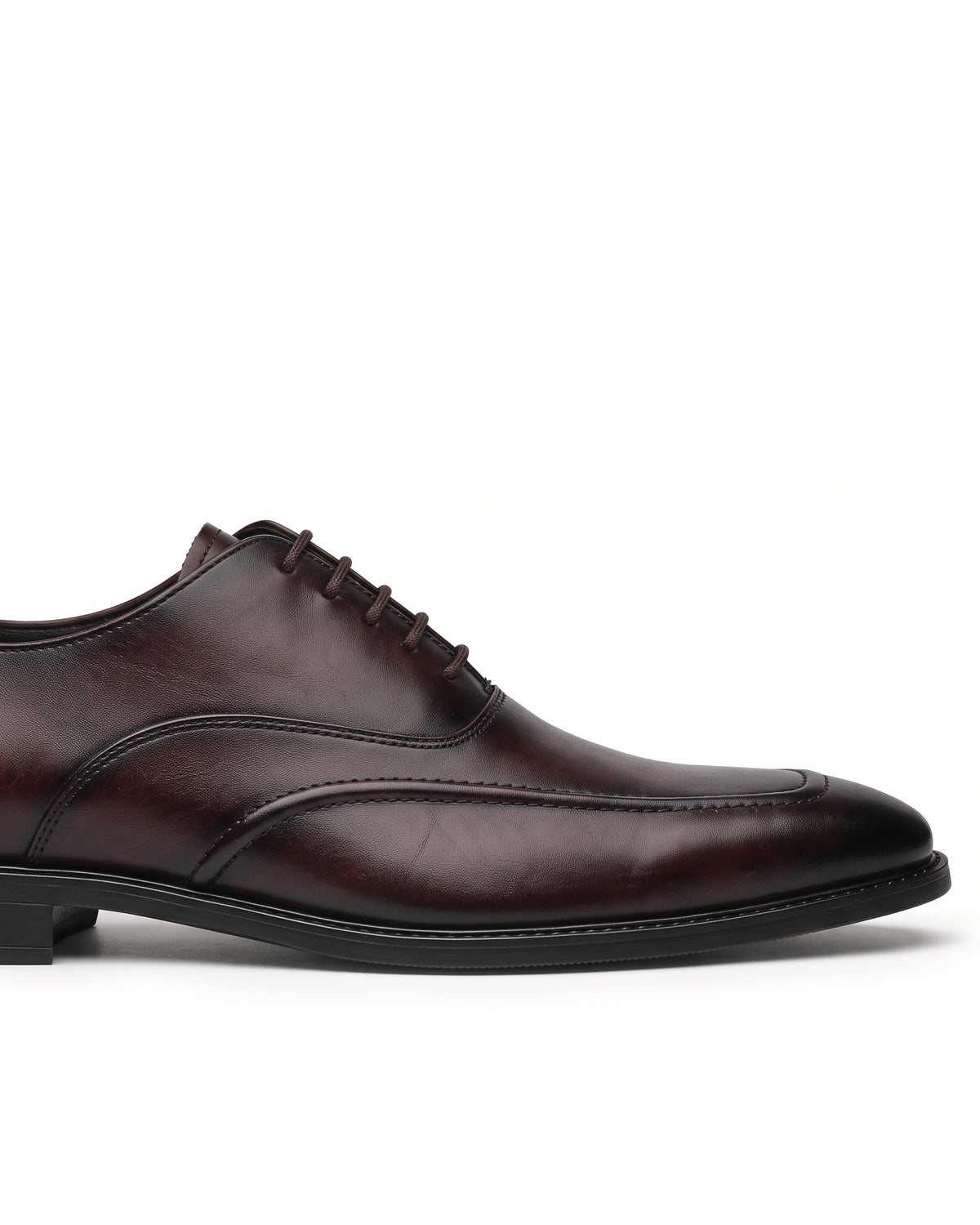 Signore Signature-Stitch Oxford Shoes | Royal Brown