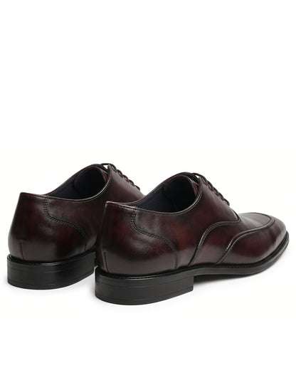 Signore Signature-Stitch Oxford Shoes | Royal Brown